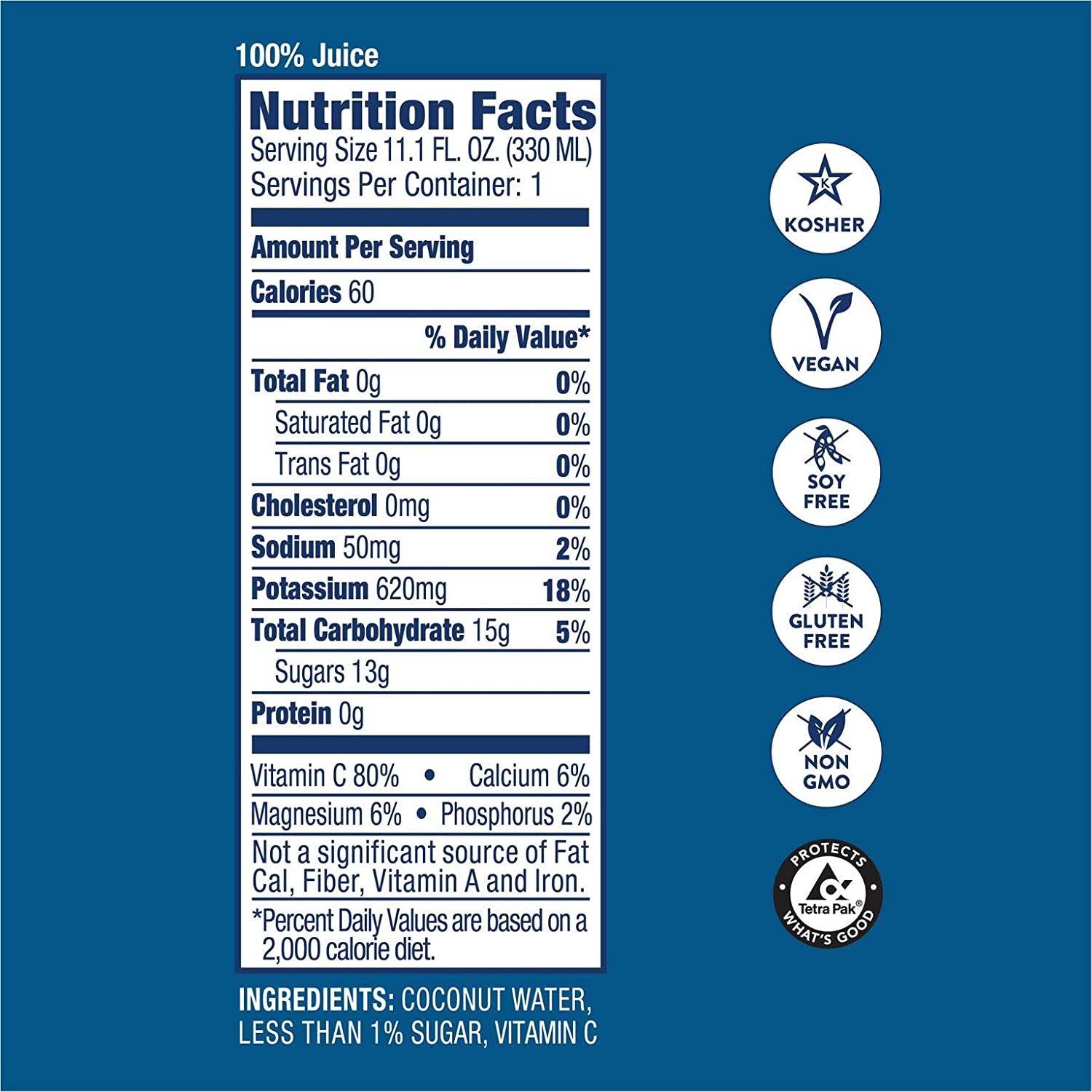 Vita Coco Pure Coconut Water (12 Pack)